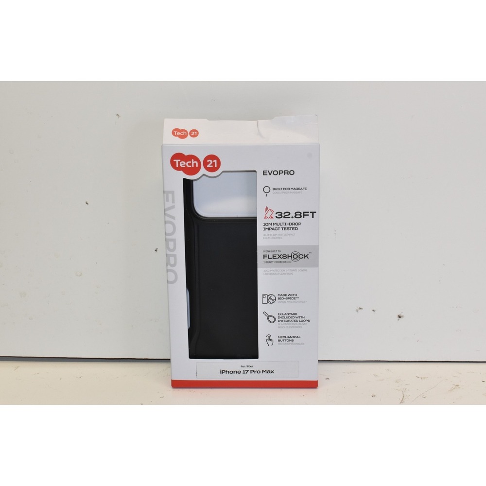 Evopro‎ Tech21 Case for iPhone 17 Pro Max with MagSafe Black